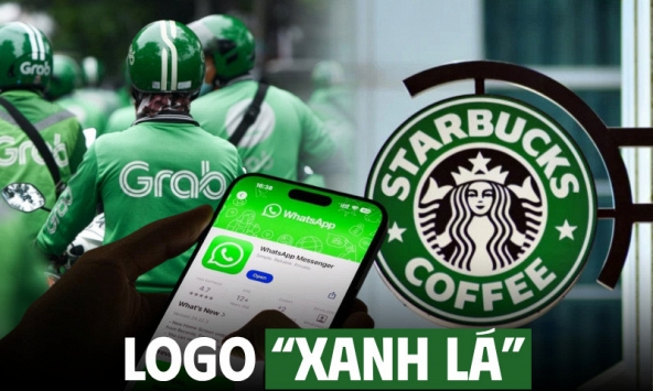Giải mã những “sắc xanh” tỷ đô: Vì sao Grab, Starbucks, WhatsApp và nhiều “ông lớn” đều chọn xanh lá làm màu logo chủ đạo?