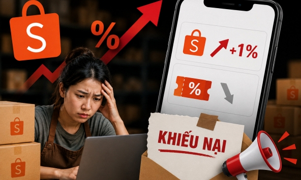 Sàn TMĐT tăng phí, cắt hàng loạt mã giảm giá, ép người bán chạy quảng cáo: Tiểu thưởng kêu gào “khó sống”