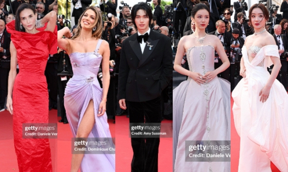 Thảm đỏ Cannes ngày 3: Châu Dã - Viên San San đại chiến visual, Win Metawin điển trai ngút ngàn