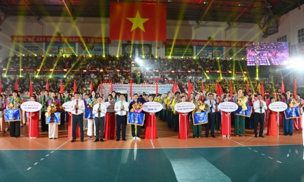 Khai mạc Giải bóng chuyền nữ quốc tế VTV9 – Bình Điền lần thứ XV