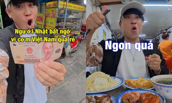 Khoe 'hôm nay nhiều tiền', khách Nhật bị mâm cơm Việt 68.000 đánh gục