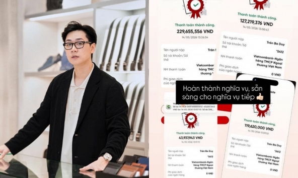 Một KOL vừa khoe đóng thuế hơn 500 triệu đồng, ảnh chụp màn hình rõ ràng công khai