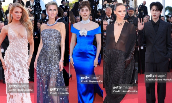 Thảm đỏ Cannes ngày 5: 'Chị đại' Chompoo Araya chiếm trọn spotlight, siêu mẫu Nga ngang nhiên hở bạo phạm quy
