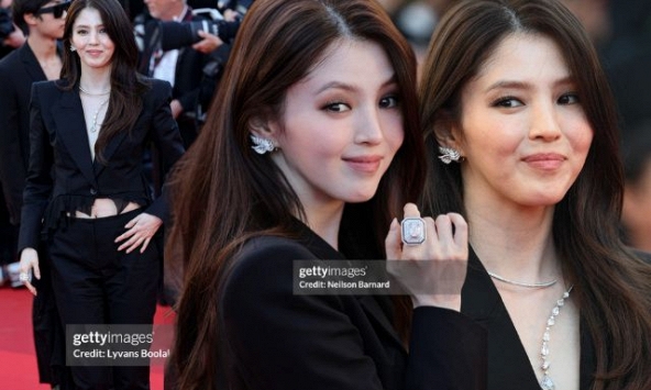 'Trà xanh' Han So Hee cũng bị hại thê thảm ở Cannes: Xuất hiện như 'dọa ma' trên thảm đỏ, đi qua đi lại còn chả ai buồn chụp 