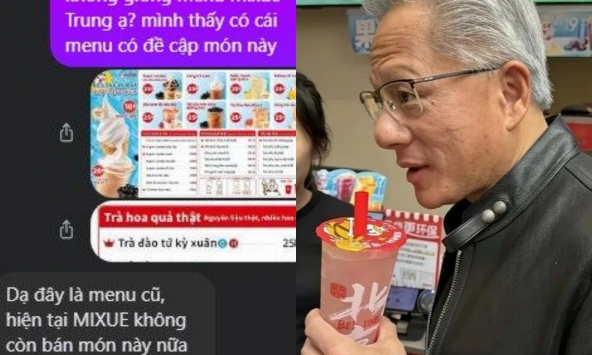 Dù siêu hot ở nước mẹ nhưng rất tiếc bạn không thể “cheap moment” trà đào cùng Tổng tài Jensen Huang ở Việt Nam