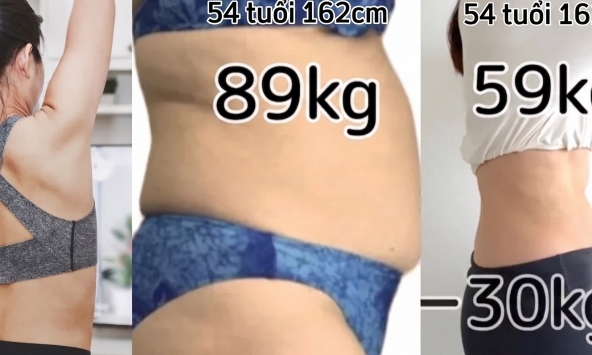 Người phụ nữ 54 tuổi 'thổi bay' 30kg nhờ bài nhảy 'vũ điệu cuốn chiếu' 1 phút gây sốt tại Nhật: Không vận động mạnh vẫn gầy đi trông thấy