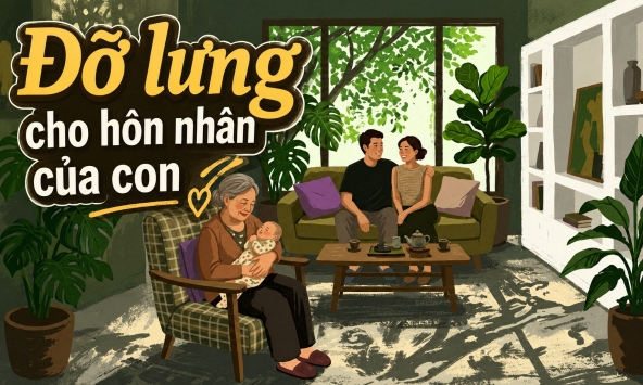 Tôi nhận ra: 'Nếu không có bố mẹ 'đỡ lưng', 90% các cặp vợ chồng trẻ bây giờ có lẽ đã ly hôn'