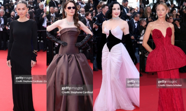 Thảm đỏ Cannes ngày 8: Nữ hoàng thoát y sexy không thể rời mắt, 'cô bé đẹp nhất thế giới' bất ngờ bị chê