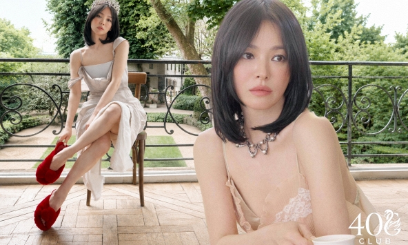 Song Hye Kyo diện váy lụa, đi dép bông, đội vương miện ngái ngủ trên bìa tạp chí: Cách phụ nữ 40+ tuổi biến xa xỉ thành thứ tùy hứng