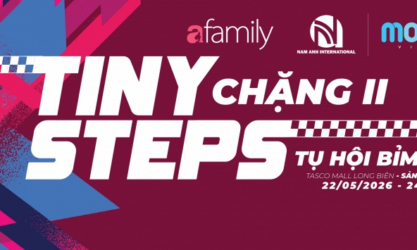 Tiny Steps Chặng II - Tụ hội bỉm sữa: Sự kiện mua sắm, trải nghiệm kết hợp vui chơi hấp dẫn dành cho cả gia đình