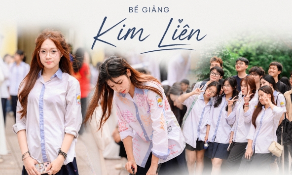 Nữ sinh Kim Liên rạng rỡ trong ngày bế giảng 2026: Thanh xuân đẹp nhất là đây chứ đâu!