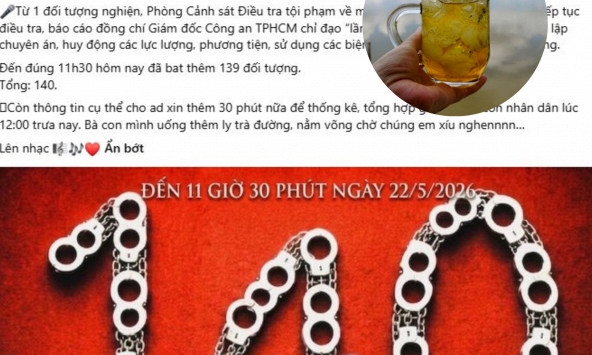“Uống ly trà đường, nằm võng chờ”: Món nước quốc dân của người miền Tây bất ngờ được Fanpage Cảnh sát phòng chống ma túy TP.HCM nhắc đến