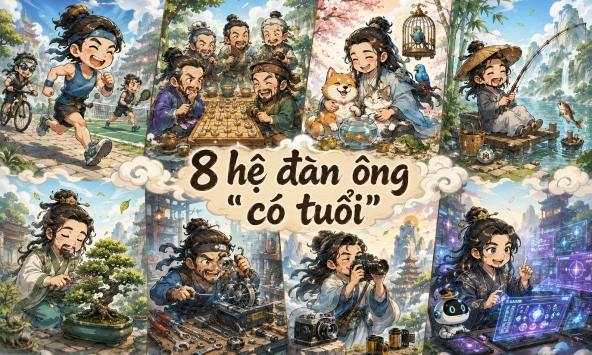 Đến một độ tuổi nào đó, đàn ông rồi sẽ quy về 1 trong 8 hệ này thôi: Anh em đang ở hệ nào?