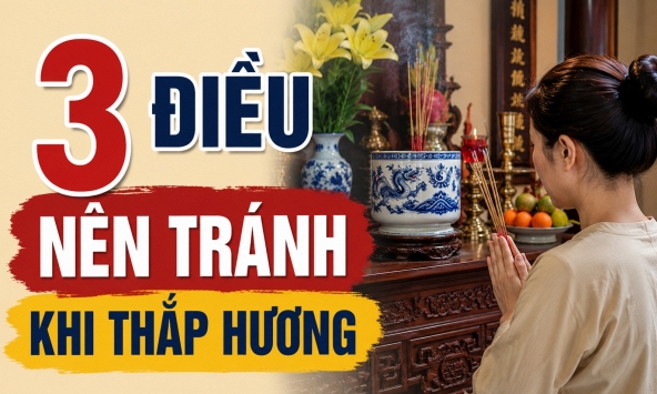 3 điều nên tránh khi thắp hương