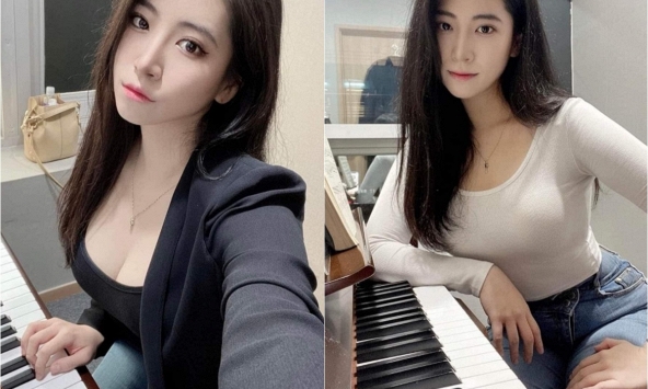 Dạy piano online, hot girl gợi cảm gây sốt vì ngoại hình quá nổi bật, CĐM đồng loạt đòi đăng ký học ngay