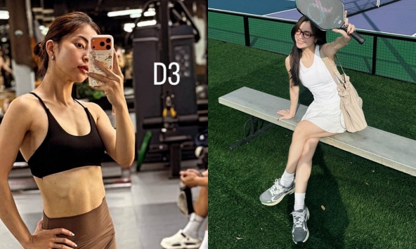 Nhật Lê - mối tình năm 17 tuổi của cầu thủ nổi tiếng khoe dáng nuột nà, visual nổi bật trên sân pickleball