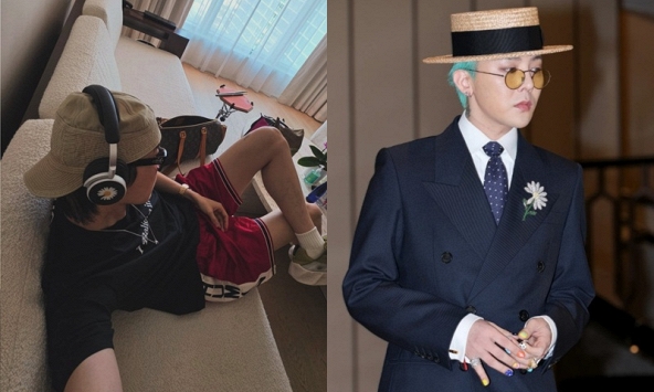 G-Dragon đính hoa cúc lên tai nghe, lập tức 'cháy hàng'