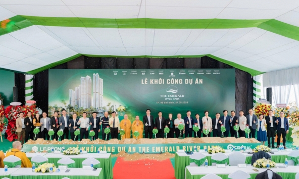 Lê Phong khởi công dự án The Emerald River Park quy mô 2.460 căn