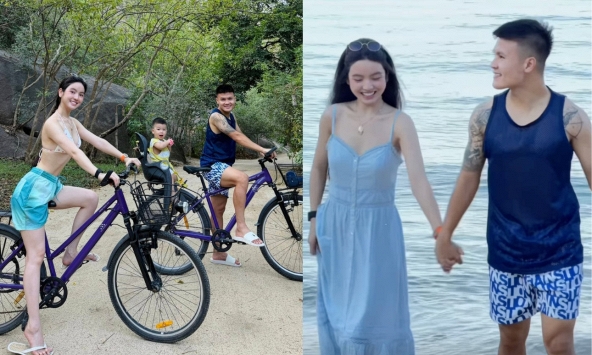Chu Thanh Huyền khoe visual sáng bừng, chân dài nuột nà tình tứ bên Quang Hải hút 10 triệu lượt xem, sao mà hot thế?