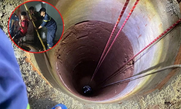 Nghe tiếng người dưới giếng hoang sâu 30m ở nơi đã giải phóng mặt bằng, kiểm tra thì phát hiện bất ngờ