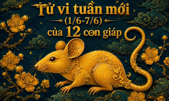 Tử vi tuần mới (1/6 - 7/6): 3 con giáp được Thần Tài 'chọn mặt gửi vàng', công việc lên hương, tiền vào như nước
