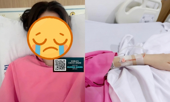 Hương Giang nhập viện chưa rõ lý do