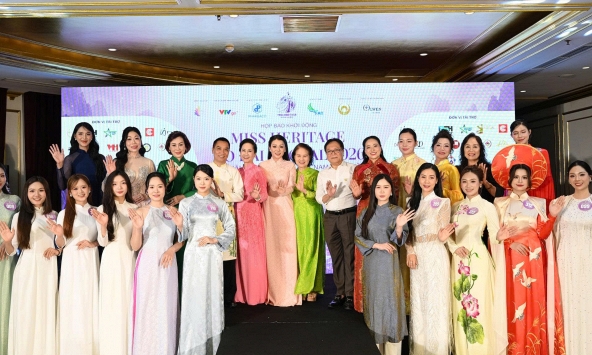 Lần đầu tiên có cuộc thi nhan sắc tôn vinh di sản áo dài dành cho phụ nữ Việt trên toàn thế giới