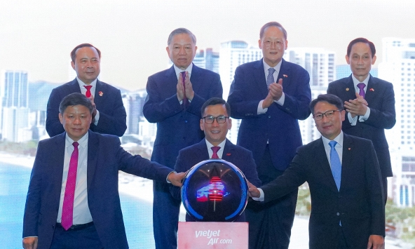 Vietjet mở đường bay Nha Trang – Singapore trước sự chứng kiến của Tổng Bí thư, Chủ tịch nước Tô Lâm