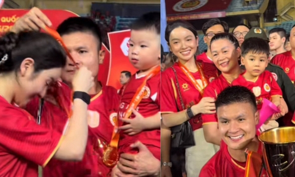 Chu Thanh Huyền hot không kém Quang Hải, được fan vây kín xin chụp ảnh, 'cam thường' bóc trần nhan sắc thật
