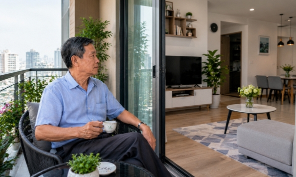 Bố lên chơi mà xấu hổ với việc làm mỗi sáng của con gái, lập tức chuyển cho con rể 10 triệu đồng