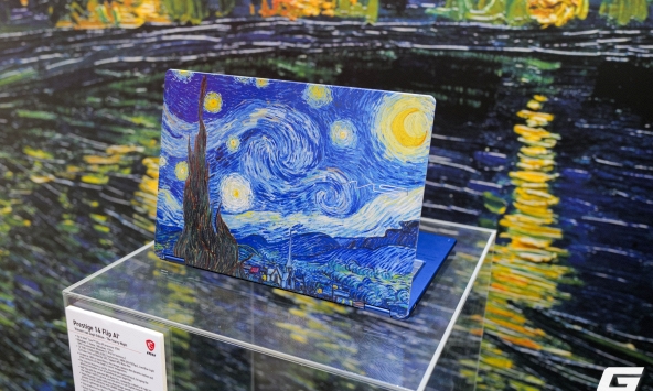 Cận cảnh laptop Van Gogh giới hạn của MSI tại Computex 2026: Đẹp hơn mọi laptop gaming từng thấy