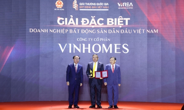 Vinhomes nhận “siêu giải thưởng” – Dẫn đầu thị trường bất động sản Việt Nam