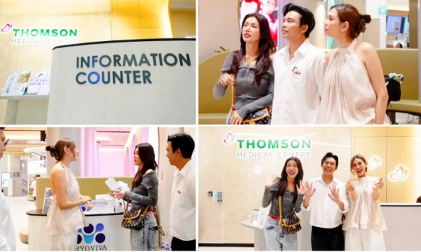 Hội phụ huynh Võ Hoàng Yến và Đỗ Long dẫn Minh Tú sang Singapore “thực tập làm mẹ bỉm”