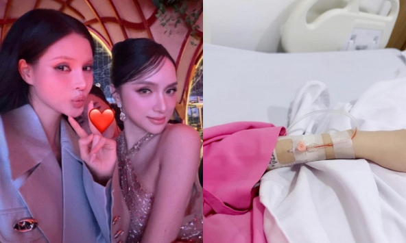 Hương Giang báo chuyện khó tin khi xuất viện: 'Bệnh viện đã truyền thứ thần thánh gì vào người em?'