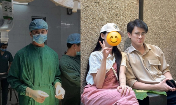 Bác sĩ nam thần xuất hiện trên trang 'Thông tin chính phủ' hóa ra từng là bạn trai của nữ diễn viên quen mặt