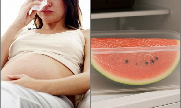Chỉ vì một miếng dưa hấu để qua đêm, mẹ bầu suýt mất con