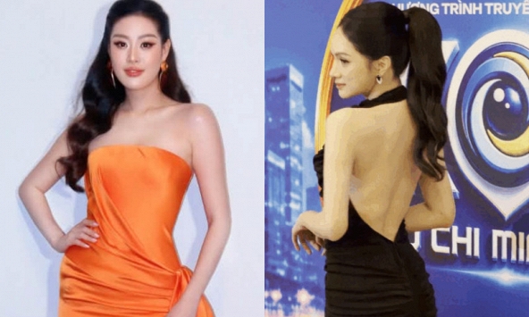 Hương Giang tất bật sau khi đăng quang Á hậu quốc tế, Khánh Vân diện váy ôm khoe dáng mỏng gợi cảm 
