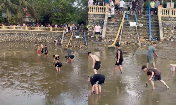 Tập bơi đánh rơi dây chuyền vàng, đôi vợ chồng tát cạn giếng làng ở Hà Nội để tìm tài sản 