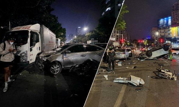 Loạt vụ ô tô mất lái tông liên hoàn ở Hà Nội và điểm chung đáng sợ