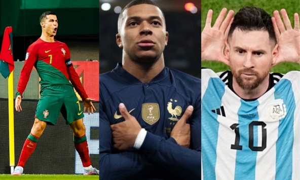 Mbappe vượt xa Ronaldo, Messi trước World Cup