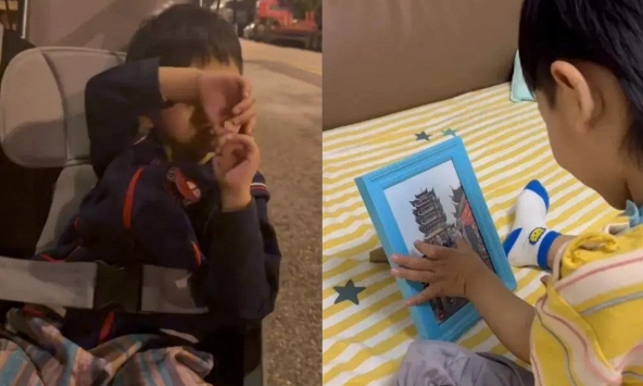 Bé trai 3 tuổi chưa biết mẹ đã qua đời, ngày nào cũng đòi đi tìm mẹ, người cha nghẹn lòng nói dối: 'Mẹ đi làm ở nước ngoài'