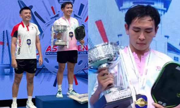Phúc Huỳnh tung hết tinh hoa kỹ xảo đánh bại Lý Hoàng Nam, lên ngôi vô địch Asia Open 2026 đầy kịch tính
