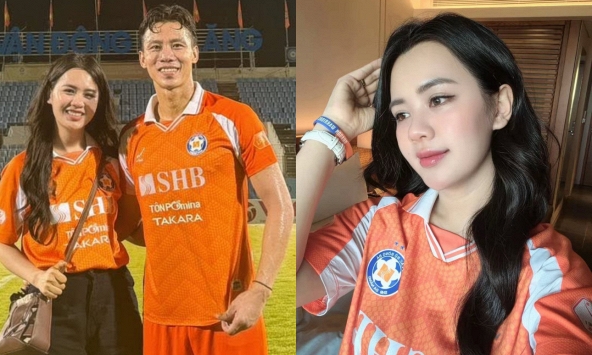Cam thường bóc nhan sắc hoa khôi ĐH Vinh đi cổ vũ Quế Ngọc Hải vòng cuối V.League 2025/26