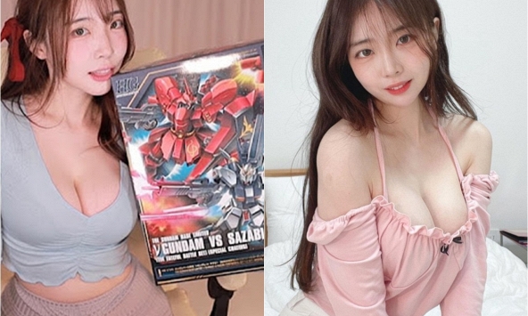 Nổi lên nhờ clip lắp Gundam theo phong cách quyến rũ, nữ YouTuber bất ngờ đổi hướng, chuyển luôn sang làm hot girl gợi cảm