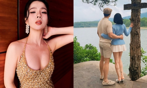 Phản ứng của Lệ Quyên khi bị nói đứng bên bạn trai như cô cháu