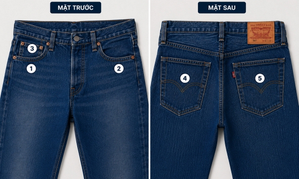 Hơn 90% người dùng không biết vì sao quần jeans gần như luôn có 5 túi chứ không phải 4 hay 6 túi