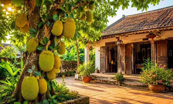 Vì sao nhà xưa thường trồng cây mít trong sân nhà?