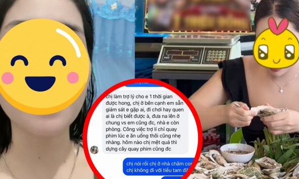 Xôn xao 1 TikToker mukbang tên M. SN 2005 bị tố làm tiểu tam, còn đề nghị cô vợ làm “trợ lý” cho mình 