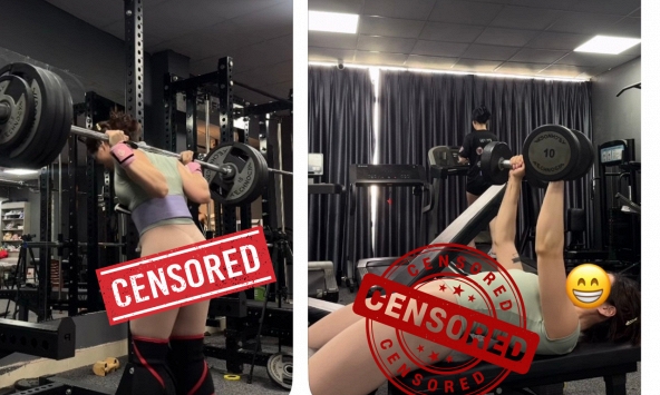 Diện chiếc quần tàng hình, nữ gymer trở thành tâm điểm tranh cãi