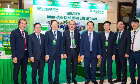 Mang giải pháp xanh đến đồng ruộng: Dấu ấn Vinachem tại Đại hội Đại biểu toàn quốc Hội Nông dân Việt Nam lần thứ IX